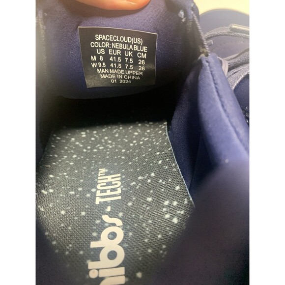 SNIBBS Women's Spacecloud 2.0 Nebula Blue Sneakers Non Slip Work Shoes Size 9.5 - Picture 9 of 9